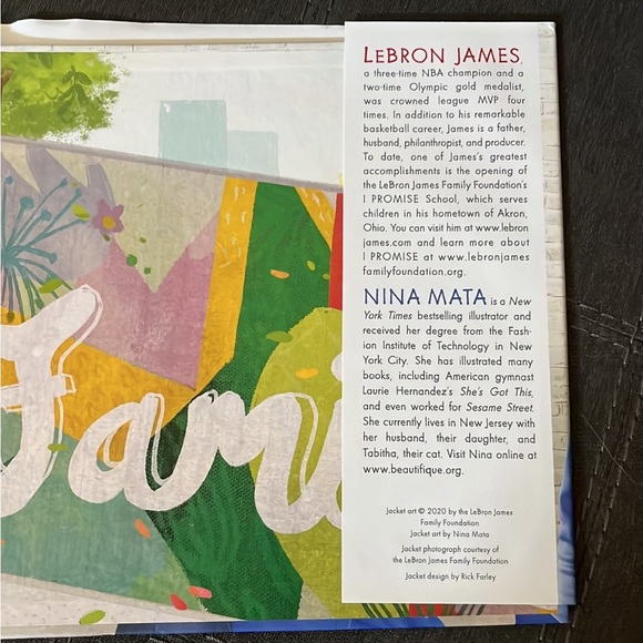 I Promise By Lebron James Hardback Children’s Book - Picture 4 of 4